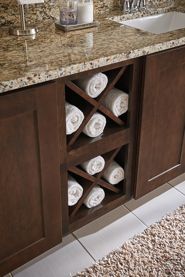 Wine Storage Cabinet in Stone Gray laminate