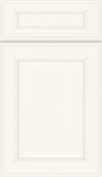 Briarcliff II 5-Piece Maple raised panel cabinet door in White
