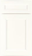 Durham 5-Piece PureStyle laminate cabinet door in White