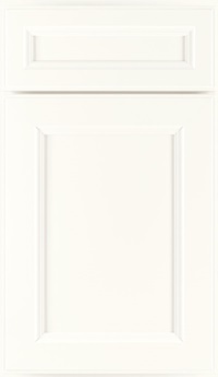 Durham 5-Piece PureStyle laminate cabinet door in White