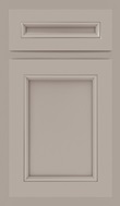 Lillian laminate cabinet door in Stone Gray
