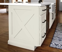 Shaker Styling in Cool Off-White Laminate
