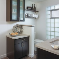 Bathroom with Art Deco design inspiration