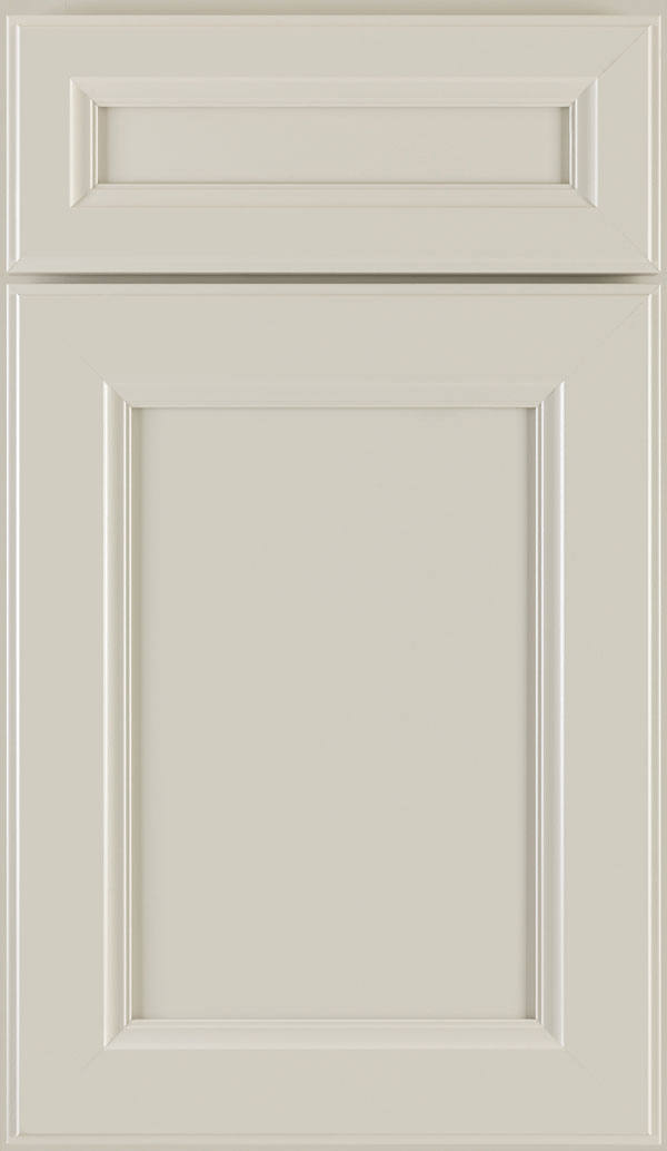 Durham 5-Piece PureStyle laminate cabinet door in Glacier Gray