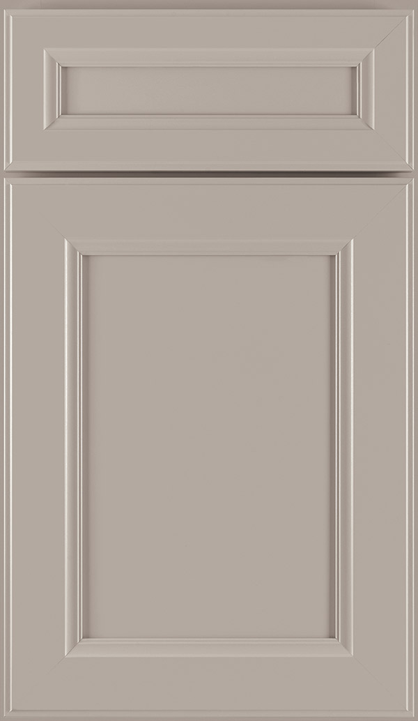 Durham 5-Piece PureStyle laminate cabinet door in Stone Gray