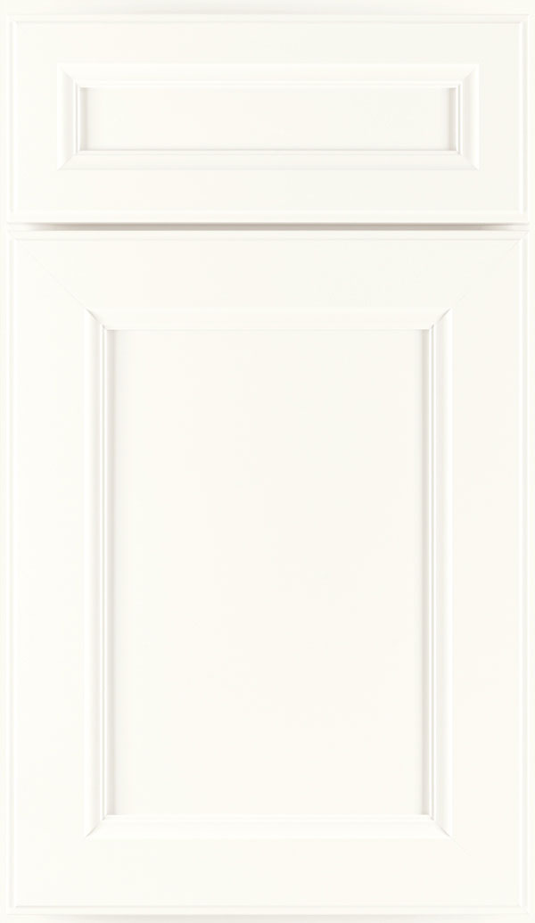 Durham 5-Piece PureStyle laminate cabinet door in White