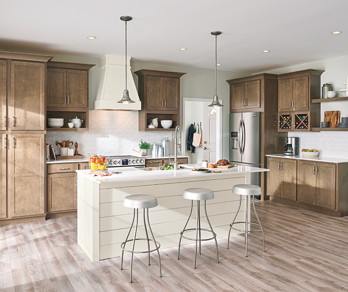 Casual Birch Kitchen Cabinets