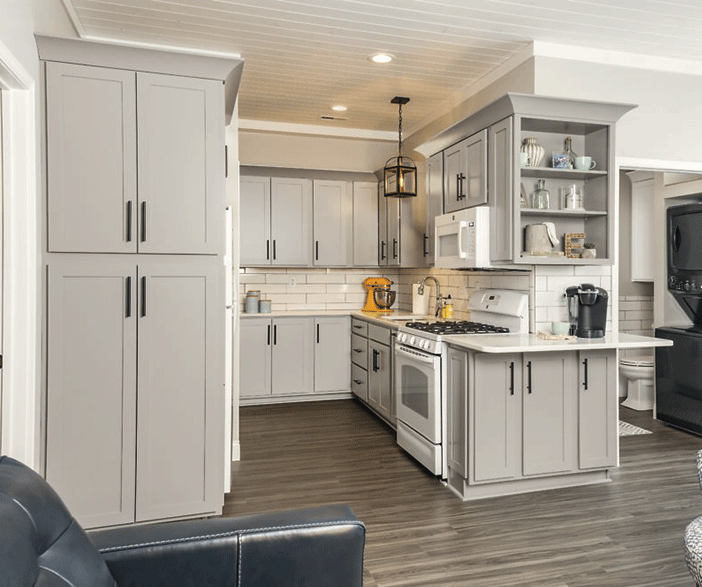 Gray Shaker Kitchen Cabinets