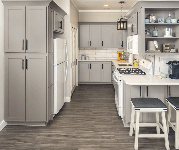 Gray Shaker Kitchen Cabinets