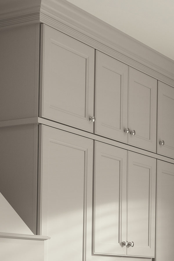 Trim moulding under cabinet