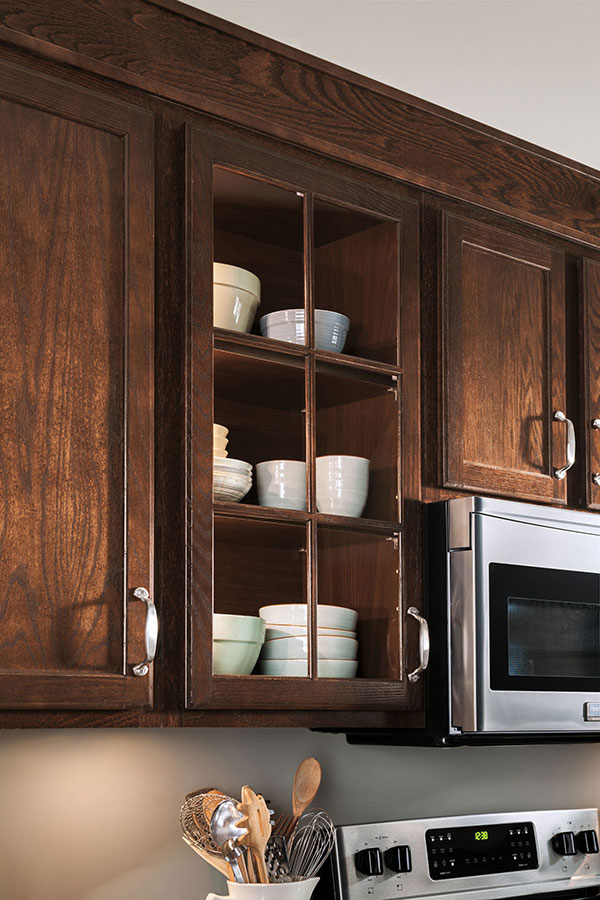 Wall Cabinet with Mullion Doors