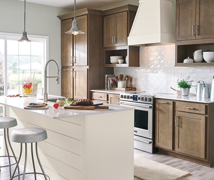 Casual Birch Kitchen Cabinets